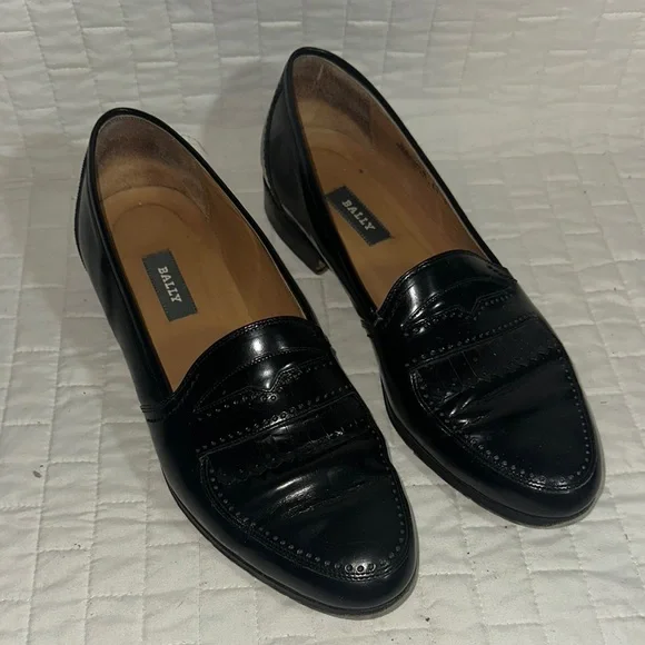 Bally | Shoes | Bally Decca Mens Black Leather Loafers 1  display picture 2